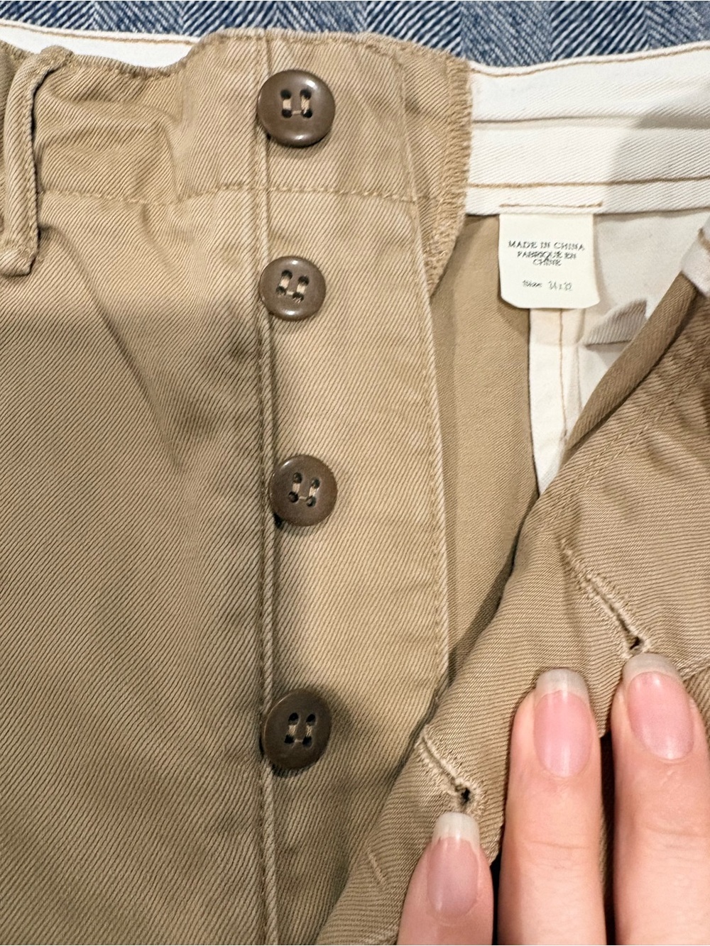 RRL Officer Chino - Khaki | size: 34x32 - Picture 16 of 16